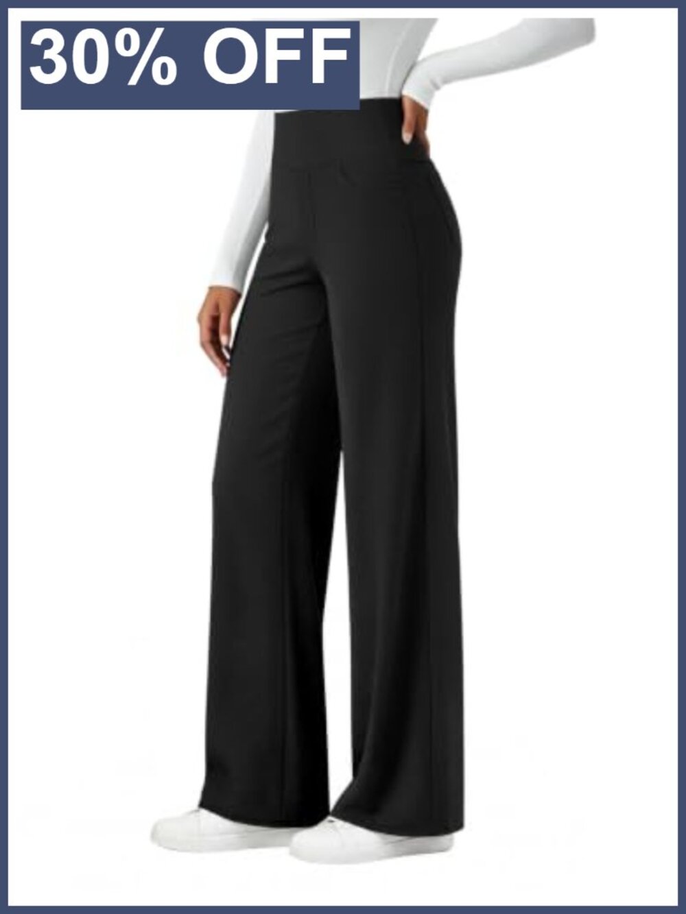 Wide Leg Yoga Pants Butter Soft 4-Way Stretch High Rise 4 Pockets Casual